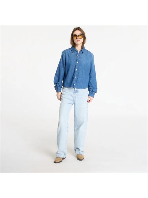 cropped ls shirt indigo hastings CALVIN KLEIN JEANS | LV047E902GYYK